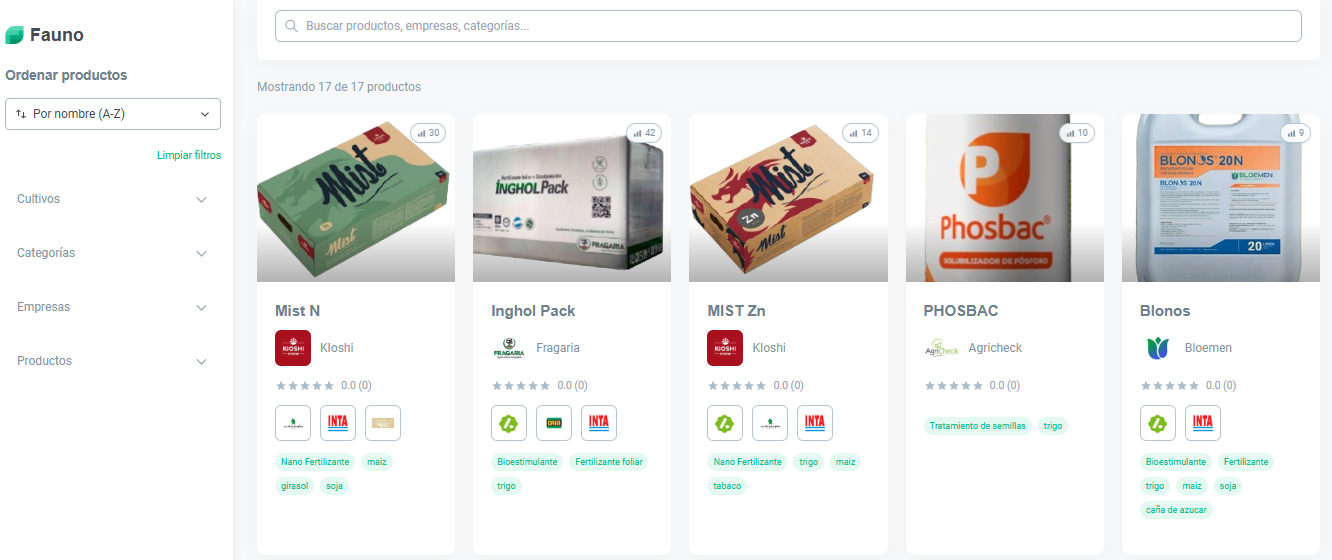 Vista previa de la interfaz de comparación